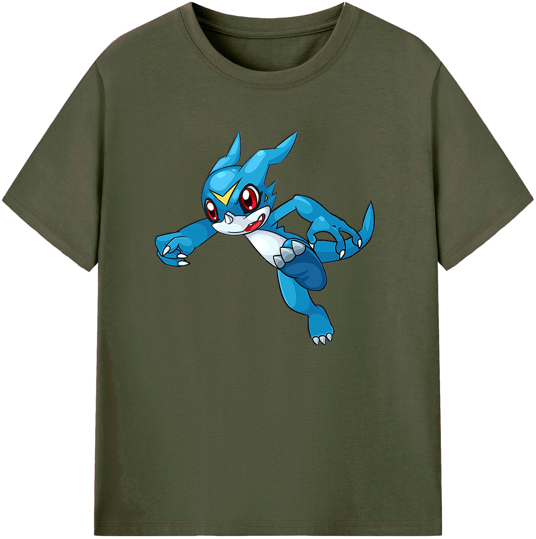 （画像用） Digimon デジタルモンスター/デジモン 綿100％ メンズ半袖Tシャツ｜肌触りやわらか＆通気性